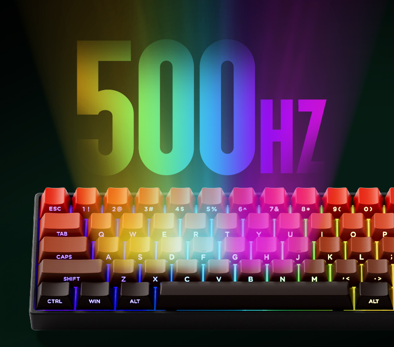 MonsGeek FUN60 HE Magnetic Switch Keyboards Blaze 60 keyboard layout (2)