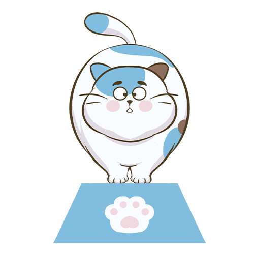 Zoo-Keycap-Blind Box-Blue-and-White-Keycaps