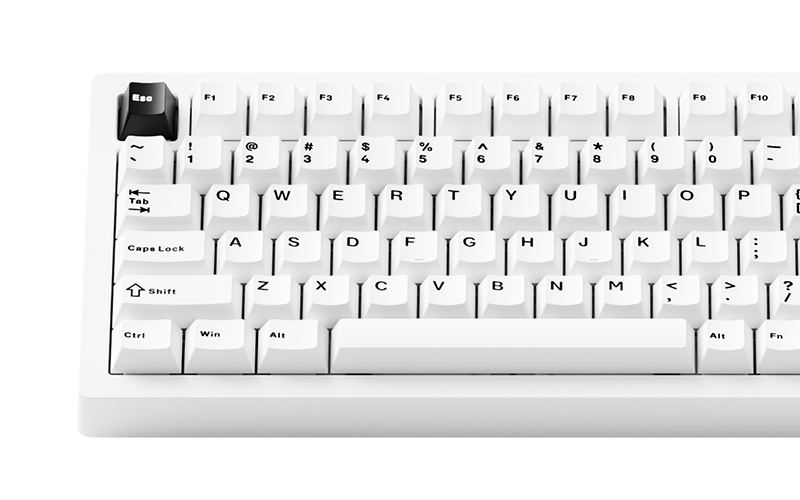 MonsGeek M1 V5 Black on White Quick Release Mechanical Keyboard (15)