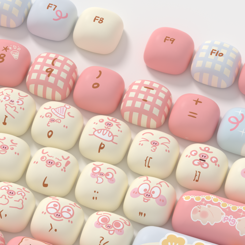Piggy Party Keycap Set MonsGeek Detail 4