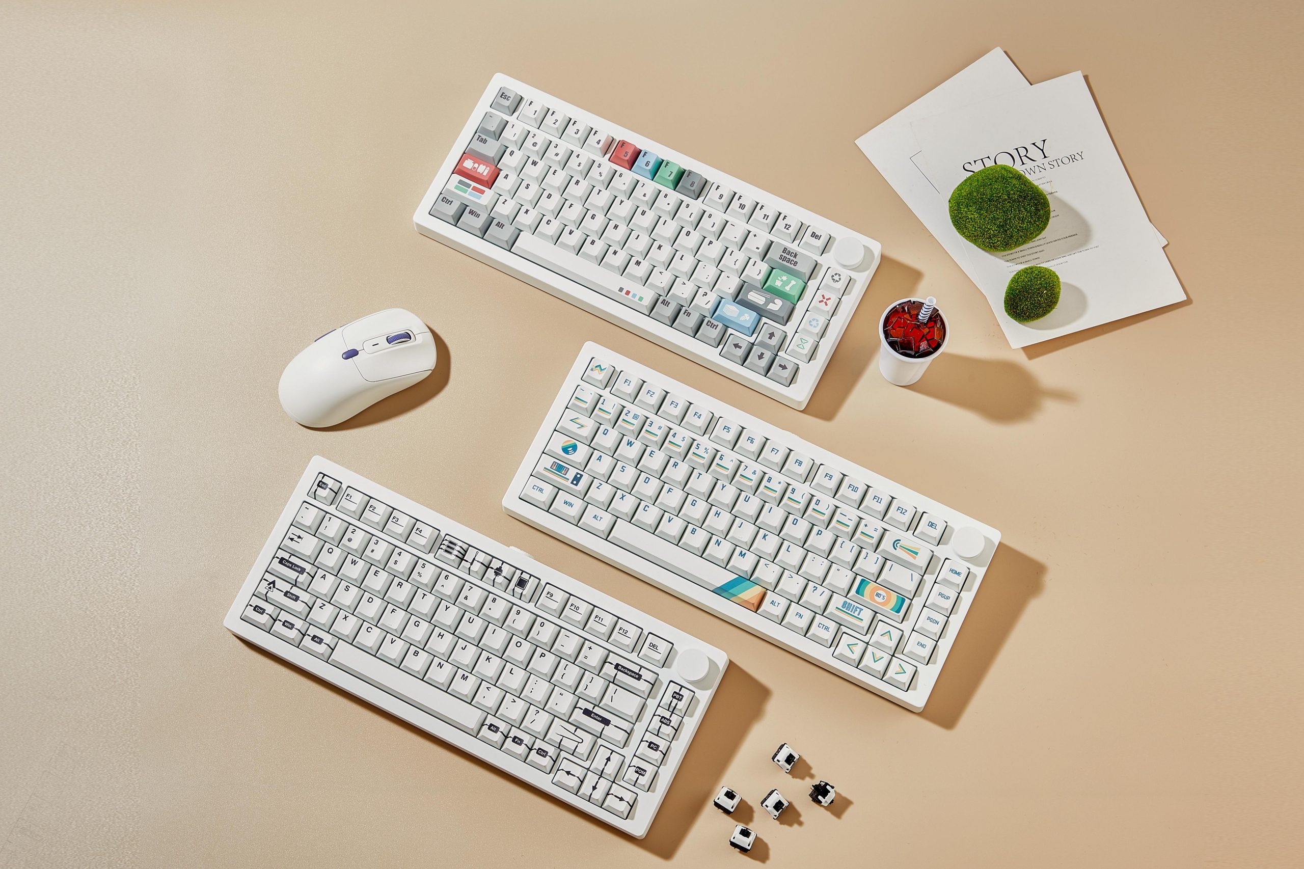 What's the difference between mechanical keyboard M1 V5 Series MonsGeek