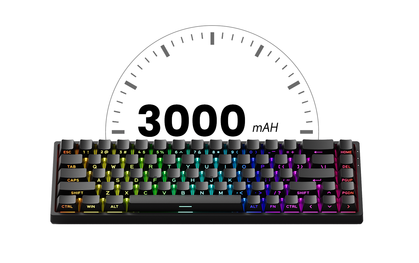 FUN68 HE Magnetic Switch Keyboard Tri-mode