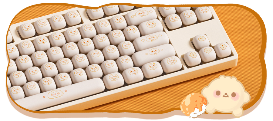 MonsGeek Piggy Party Keycap Set Detail 2
